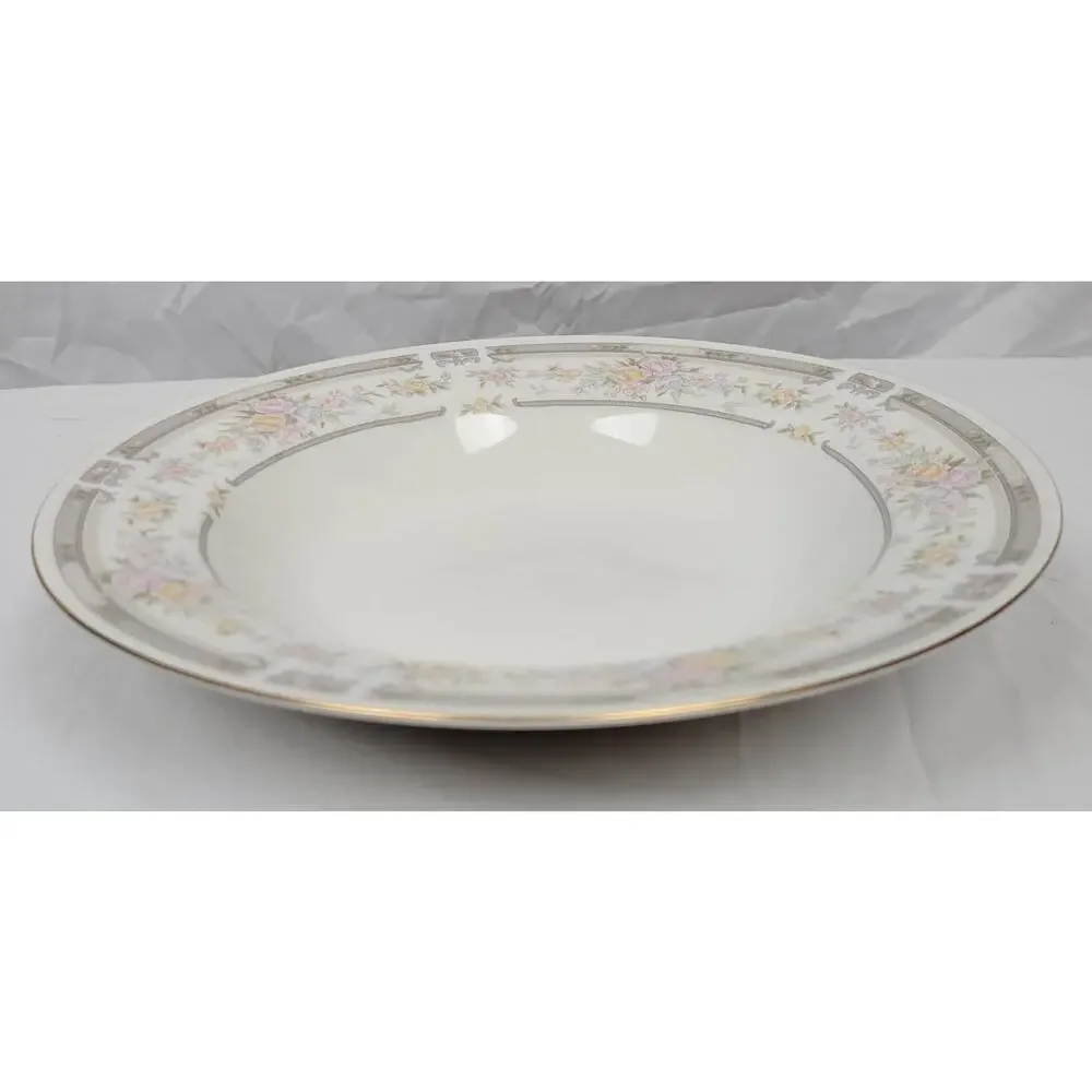 Farberware Fine China Southampton 1992 223K China Bowl Pink Rose Floral Paint